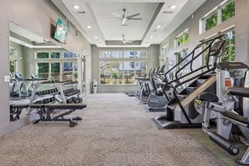 Gym with other exercise equipment